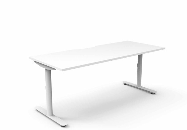 White Frame - Natural Oak Top
